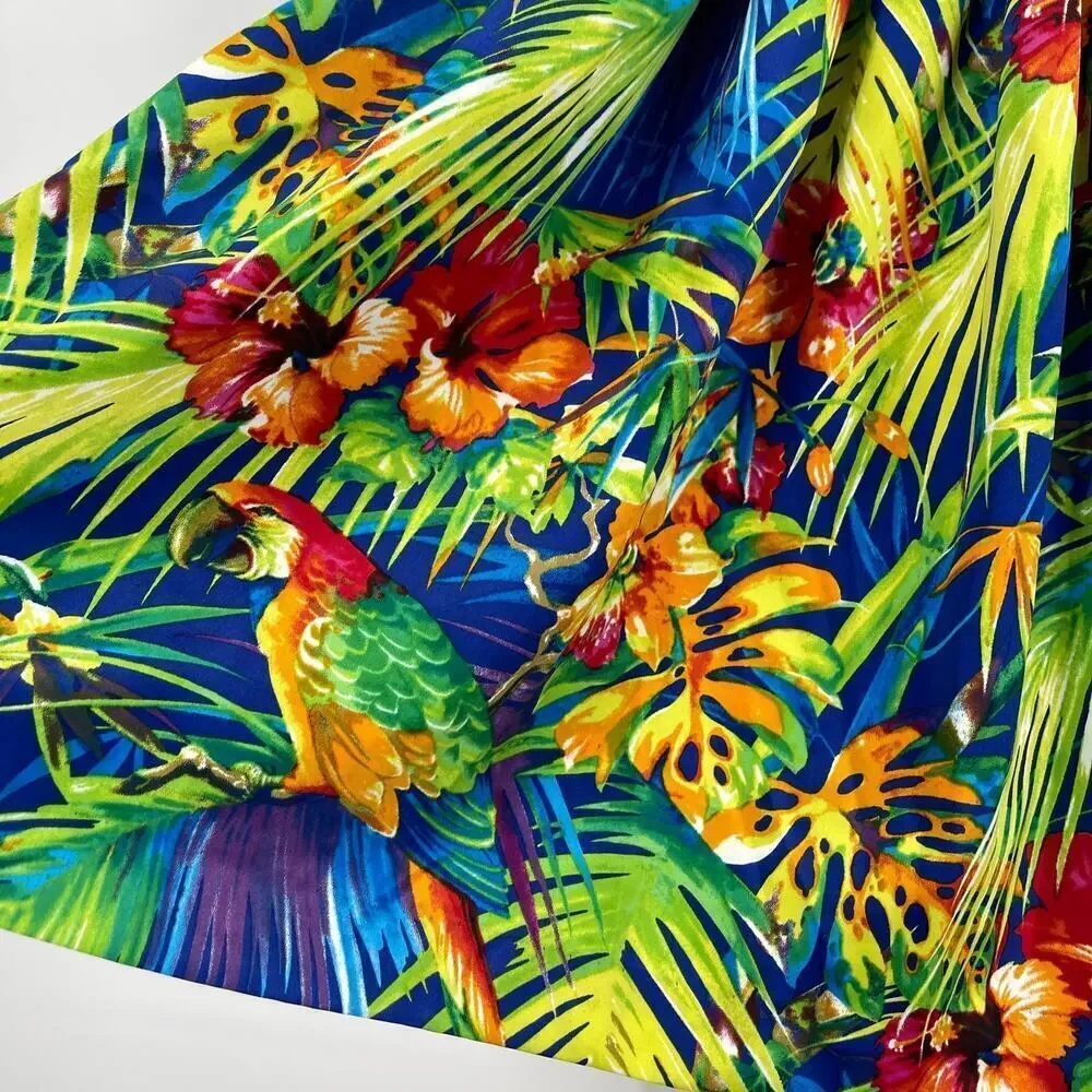 Ralph Lauren Girls Hawaiian Tropical Printed Dress Size 14